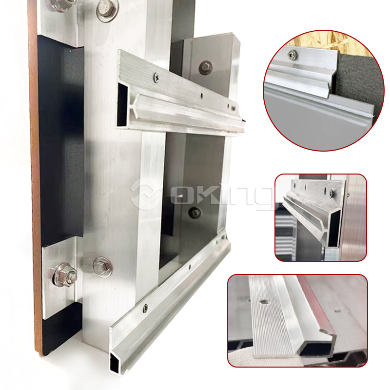 Gaj Cladding H-Shield Aluminum Exterior Starter Track Facade Cladding Fixing Systems Para sa Kurtina