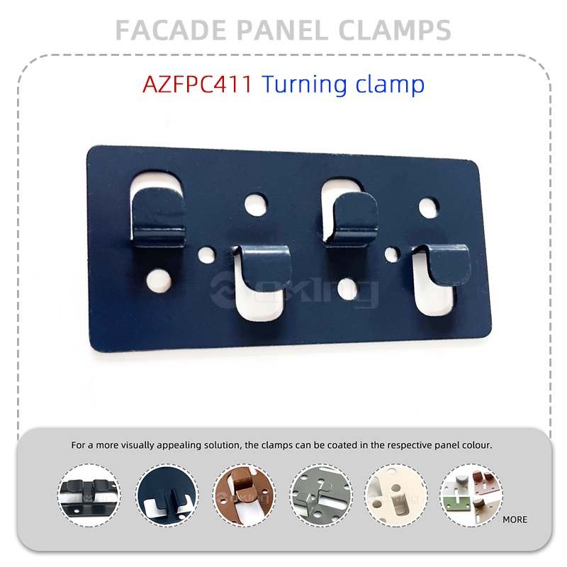 AZFPC411 Turning Clamp Stainless Steel Facade Panel Clamp System